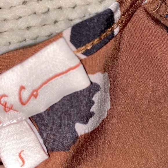 Hailey & Co. boho peasant babydoll top size small oversized - Picture 8 of 9